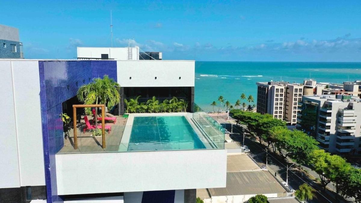 Edificio Sky Concept - Apt 1003 - Quarto E Sala Com Ar Condicionado, Piscina, Academia, Area Kids, Proximo A Praias Turisticas E Bares Badalados Maceió Εξωτερικό φωτογραφία